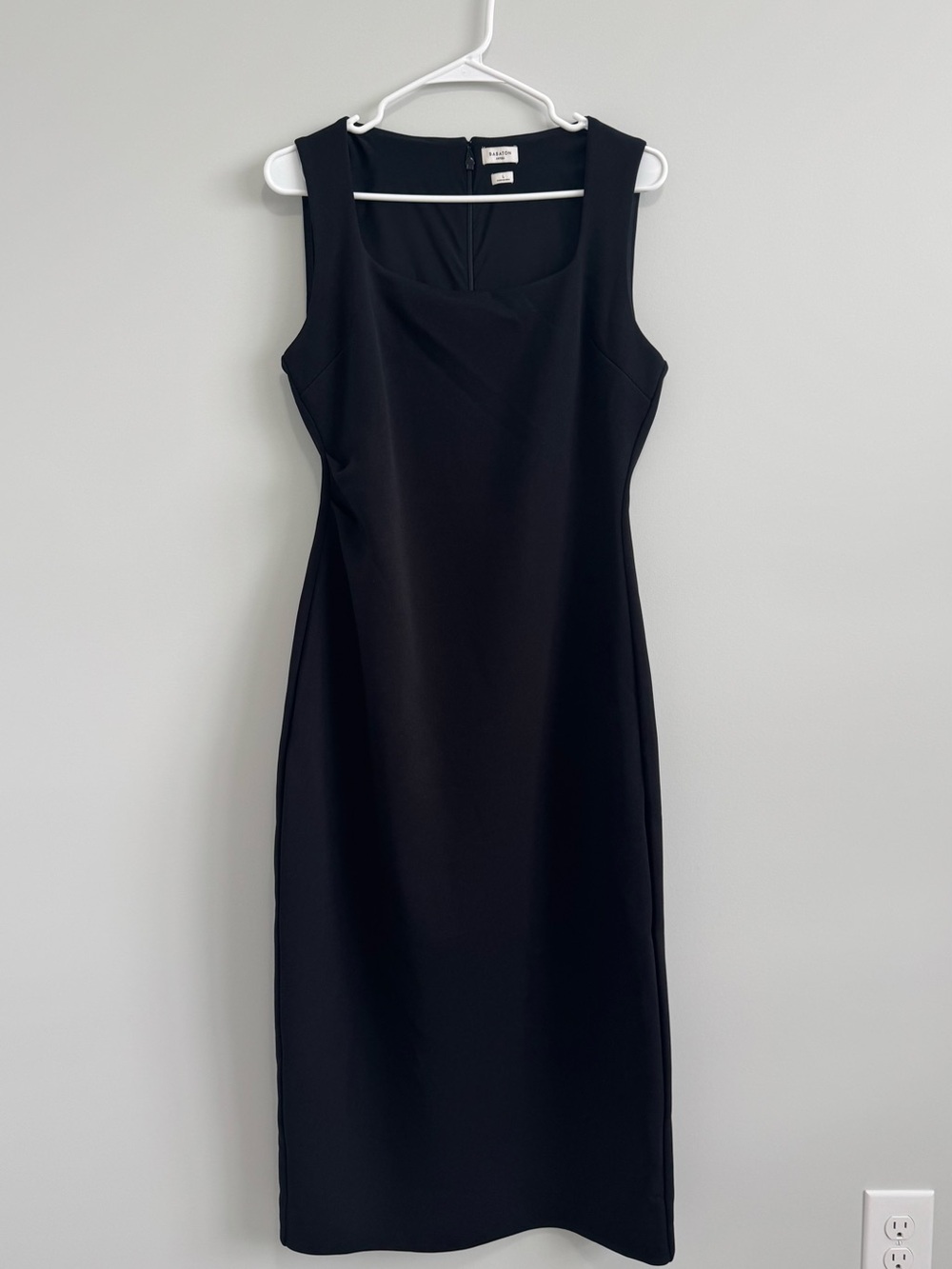 Aritzia Babaton Proxy Midi Dress - Eversential™ Black , Size L